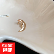 歐美夸張海星太陽(yáng)花朵耳夾復古小眾百搭耳環(huán)輕奢高級感氣質(zhì)耳飾女 耳夾-金色-月亮