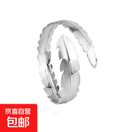 手臂環(huán)飾品復古簡(jiǎn)約高級金屬鏤空寬手鐲金色樹(shù)葉玫瑰幾何手環(huán)臂釧 銀色羽毛