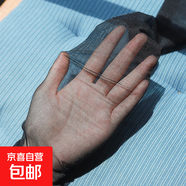 1雙裝珠光女襪薄款亮晶晶春夏季超薄美腿連褲襪性感開檔光腿神器 黑色 1條