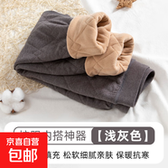 兒童保暖褲加絨加厚棉褲學生校服神器男女中大童內穿打底褲內穿 淺灰 160