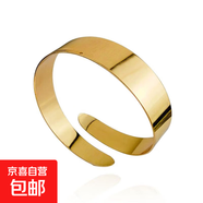 手臂環(huán)飾品復古簡(jiǎn)約高級金屬鏤空寬手鐲金色樹(shù)葉玫瑰幾何手環(huán)臂釧 金色光面