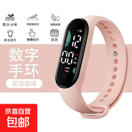 新款流浪地球LED電子表男女學(xué)生簡(jiǎn)約百搭輕巧舒適運(yùn)動(dòng)手環(huán)腕表 M9膚色+獨(dú)立包裝電池+幸運(yùn)紅繩