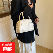 2025春夏女式新款時尚小眾百搭單肩包高級質感外出通勤小包包 白色