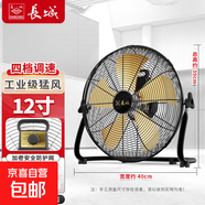 長(zhǎng)城電風(fēng)扇趴地扇工業(yè)電風(fēng)扇強(qiáng)力大風(fēng)量落地扇商用坐地扇家用臺(tái)式扇工廠大功率風(fēng)扇臺(tái)式扇工地 12寸黑色趴地扇【四檔 五葉】強(qiáng)風(fēng)