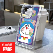 蘋(píng)果16手機殼 太空殼 魅影玫瑰哆啦夢(mèng) 適用于iPhone 全系列 透明 蘋(píng)果6SPLUS