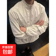 ns網(wǎng)紅博主小眾抽褶條紋拼接襯衫男設計感韓版氣質(zhì)垂墜感襯衣 淺灰色【線(xiàn)下專(zhuān)柜高品質(zhì)】 3XL
