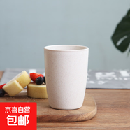 【新人1元抄底】廚房家庭必備小麥秸稈女學(xué)生可愛喝水杯家用日常 米杯(兩個) 401-500ml