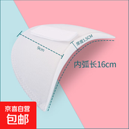 v肩墊衣服墊肩襯衫外套西裝大衣神器海綿包布水洗男女 免縫款白色兩對(duì)