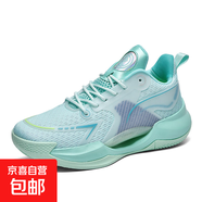 韋德幻影籃球鞋男低幫防滑耐磨網(wǎng)布透氣輕便減震學(xué)生實(shí)戰比賽訓練 8262青綠（摩擦有聲） 39