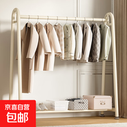 晾衣架落地衣帽架掛衣架臥室客廳晾衣桿加粗衣架可置物 LX-WKYJ001單層100*170黑32管