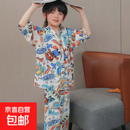 兒童棉綢家居服套裝男女童夏季空調(diào)服套裝15xk276 星空小熊 170