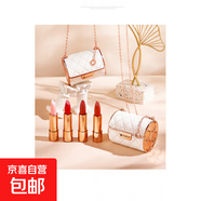 奢寵愛(ài)神柔霧四色口紅套盒鏈條口紅禮盒顯色持久送禮 白皮口紅套盒