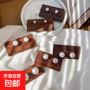 S925銀針簡(jiǎn)約百搭氣質(zhì)珍珠耳釘女輕奢小眾高級(jí)感冷淡風(fēng)養(yǎng)耳洞耳環(huán) 14cm+10cm+8cm【三對(duì)裝】