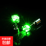 發(fā)光耳釘男女情侶耳環(huán)K歌酒吧led個性精致閃光耳飾時尚禮品 綠色一個