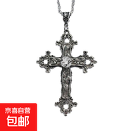 暗黑洛麗塔lolita十字項(xiàng)圈朋克哥特Goth頸鏈choker項(xiàng)鏈lo娘飾品 白鉆洛麗塔項(xiàng)鏈