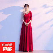 棉麻媽媽裝夏季新款大碼短袖T恤女文藝寬松復古刺繡花七分袖襯衫 M-291黃色 2XL 【建議125-135斤】