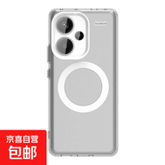 適用紅米Note14Pro+磨砂磁吸紅米14C/R手機(jī)保護(hù)套Turbo3/4全包A3A5防摔小清新k70ULTRA/k80手機(jī)殼 白色 紅米Note 13R