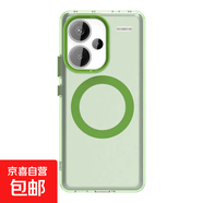 適用紅米Note14Pro+磨砂磁吸紅米14C/R手機(jī)保護(hù)套Turbo3/4全包A3A5防摔小清新k70ULTRA/k80手機(jī)殼 綠色 紅米Note 14 Pro 4G