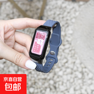 適用華為手環(huán)10/9/8/7表帶10NFC硅膠皮紋款腕帶榮耀10/9/7智能運(yùn)動(dòng)6手環(huán)替換手表帶配件6pro男女款 【皮紋硅膠】藍(lán)灰色-只售表帶 適用榮耀手環(huán)6/6proNFC【銀色連接器】