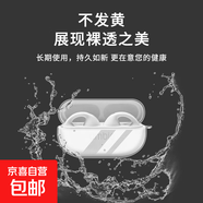 適用于索尼AM-TW02透明殼ambie耳機保護套防摔索尼tw01耳夾式保護殼超薄2代骨傳導amtw02充電倉盒 透明殼【贈送防丟扣】 索尼Ambie
