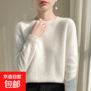 2025新款高級感上衣外搭針織女短外套毛衣/XDPJ01-X N-AD418白色 XL 120-135斤