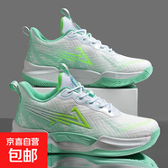實(shí)戰(zhàn)球鞋青少年籃球鞋男運(yùn)動(dòng)鞋夏季新款實(shí)戰(zhàn)耐磨防滑大碼學(xué)生球鞋 白月 37