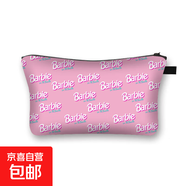 補習(xí)袋跨境芭比公主化妝包barbie印花手拎手拿包歐美便攜大容量收納包熱 13