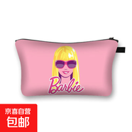 補習(xí)袋跨境芭比公主化妝包barbie印花手拎手拿包歐美便攜大容量收納包熱 14