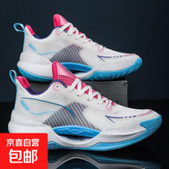 361男女鞋網(wǎng)面籃球鞋春秋低幫透氣時(shí)尚夜光耐磨緩震訓練運動(dòng) 多巴胺 40