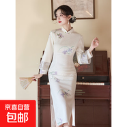 布衣樣旗袍女感小個(gè)子年輕款2025超火國風(fēng)日常通勤旅游可穿高級 25505 2XL