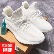 椰子鞋350滿天星莆田男鞋夏新款飛織網(wǎng)面透氣情侶運(yùn)動(dòng)跑步鞋女鞋 350白彩虹 44