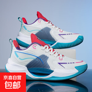 正品籃球鞋男防滑耐磨網(wǎng)布透氣輕便減震學(xué)生實(shí)戰比賽訓練運動(dòng)鞋 736白藍紅 42