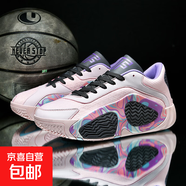 春季塔圖姆全明星防滑實(shí)戰(zhàn)男女大童運(yùn)動(dòng)鞋耐磨籃球鞋室外情侶戰(zhàn)靴 粉紅 36