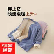 童裝校服內(nèi)搭兒童棉服秋季男童保暖棉衣中大童開衫女童外套棉襖 牛仔蘭 160