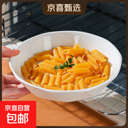 7英寸白色鉆石陶瓷盤家用創(chuàng)意菜盤高顏值炒菜盤簡約百搭圓形盤 【素雅白】高級(jí)鉆石盤1個(gè)裝