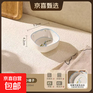 【摩登主婦同源】藍(lán)百合碗盤餐具家用米飯碗盤子菜盤湯碗面碗魚盤 3.5英寸四方小碟子