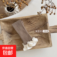 芭芭鴨女童公主蕾絲花邊九分打底褲純棉寶寶兒童淑女春秋薄款日系 米豆卡1條裝 1-3歲 S