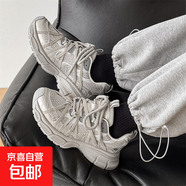 美津濃同款百搭低幫老爹鞋網(wǎng)面透氣運(yùn)動(dòng)鞋休閑運(yùn)動(dòng)男鞋跑步鞋YH07 金色 39