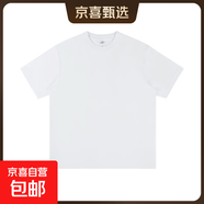 【李寧制造商】涼感纖維寬松圓領(lǐng)T恤寬松短袖歐美街頭百搭日系ins 白色 M