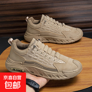 勞保鞋防水皮面男鞋秋季新款透氣工地干活防滑運(yùn)動(dòng)鞋休閑工作鞋 咖啡色+四季款 44 此款偏小一碼請下單請加大一碼