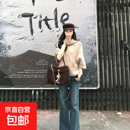 針織衫女2025秋冬新款高級感復(fù)古麻花高領(lǐng)毛衣寬松慵懶設(shè)計感上衣 燕麥色 【軟糯顯瘦抗起球】 均碼 【建議：80-140斤】