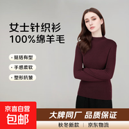 【拉夫勞倫制造商】新款秋冬100%精紡羊毛衫修身款內(nèi)搭毛衣打底衫 車(chē)?yán)遄蛹t M