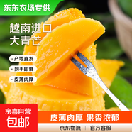 【東東農場專供】越南特大青皮大青芒果新鮮水果熱帶水果當季 帶箱2斤