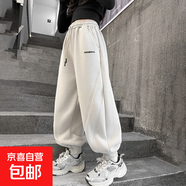 女童加絨褲子秋冬款兒童洋氣一體絨衛(wèi)褲2025新款女大童加厚休閑褲 K93杏色 【清倉特價甩賣】 150