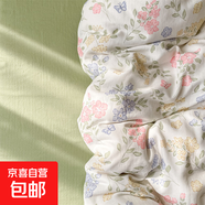 新款全棉雙層紗床上四件套100純棉被套學(xué)生宿舍床品三件套床單笠 慕荷【舒適透氣】 【床單款】1.8四件套-被套200x230