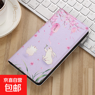 OPPOA15手機殼適用A11/A9/A6/A5/A3/A2保護套抗震防摔折邊對吸插卡簡約全包邊翻蓋式帶支架手機套 D047【諸事皆順-粉兔】-彩繪折邊對吸翻蓋皮套 OPPO A5X 5G全球版