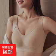 無(wú)痕提拉內衣女士調整型大胸顯小托胸大碼防下垂吊帶美背文胸罩女 【膚色】1件裝 XL 碼38-85(120-140斤)