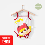 【清倉】寶寶春夏季衣服男寶女寶春夏連體衣上衣褲子斷碼清倉 MOMO超人（吊帶包屁衣） 80cm 推薦身高73-79cm