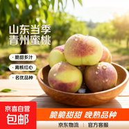 山東當季青州蜜桃新鮮脆甜可口毛桃冬桃產(chǎn)地直發(fā)-鮮集 青州蜜桃帶箱5斤