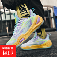 詹姆斯籃球鞋男夏季透氣耐磨運動(dòng)鞋兒童學(xué)生幻影3科比4實(shí)戰球鞋 白月 35